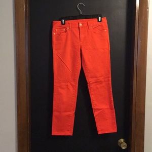 Tory Burch Alexa Cropped Skinny Jeans